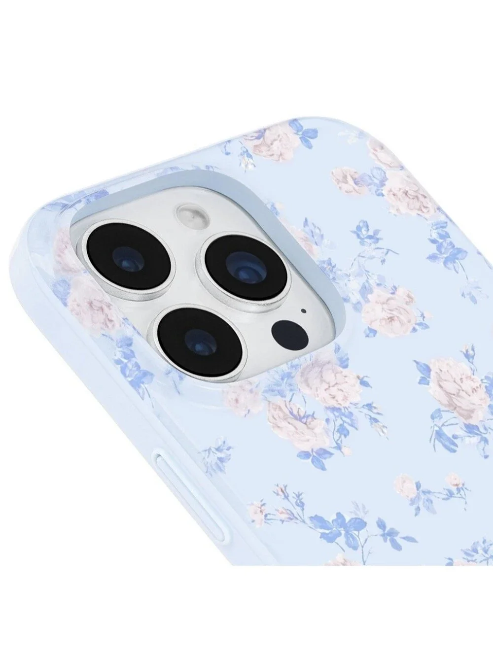 NWT Case-Mate x LoveShackFancy iPhone 16 Pro Max MagSafe Case Blue Rosettes